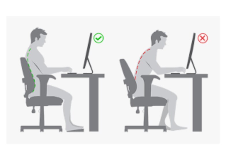 Cómo sentarte correctamente en una silla
