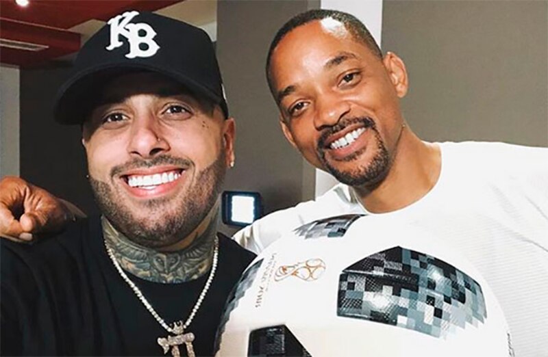 Nicky Jam y Will Smith juntos en Rusia 2018