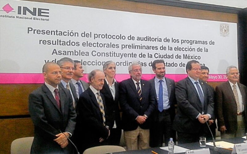 Presentación del protocolo de auditoría de los programas de resultados electorales preliminares de la elección de la Asamblea Constituyente de la Ciudad de México