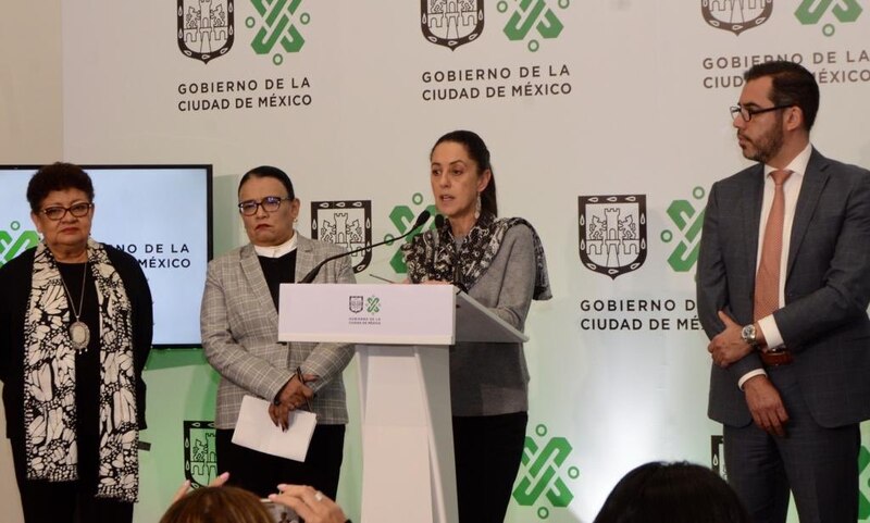 La Jefa de Gobierno, Claudia Sheinbaum, encabeza la conferencia de prensa del Gobierno de la Ciudad de México.