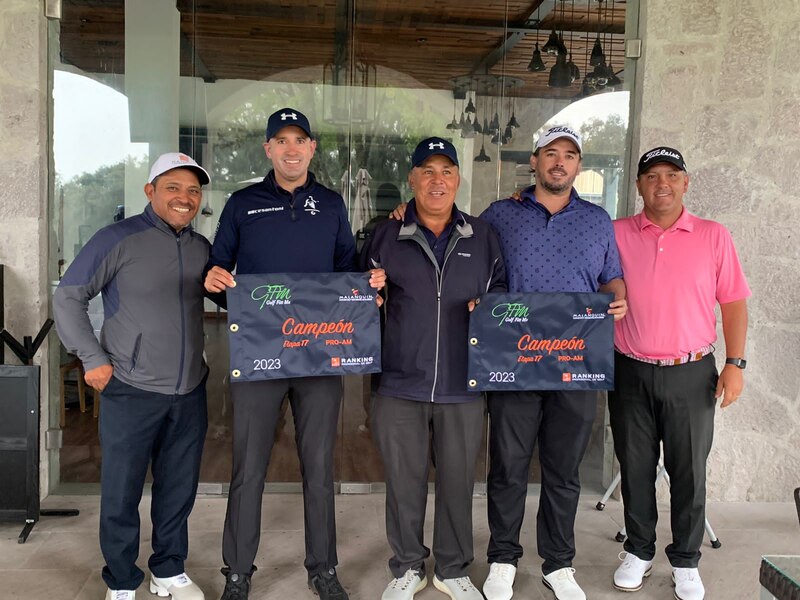 Ganadores del torneo de golf "Copa Fitt 2023"