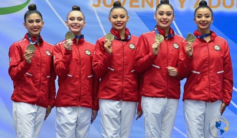 El equipo mexicano de gimnasia rítmica gana el oro en los Juegos Olímpicos de la Juventud