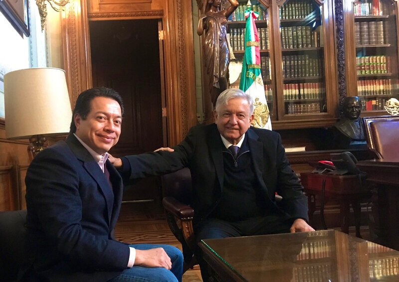 El presidente López Obrador se reúne con el empresario Carlos Slim.