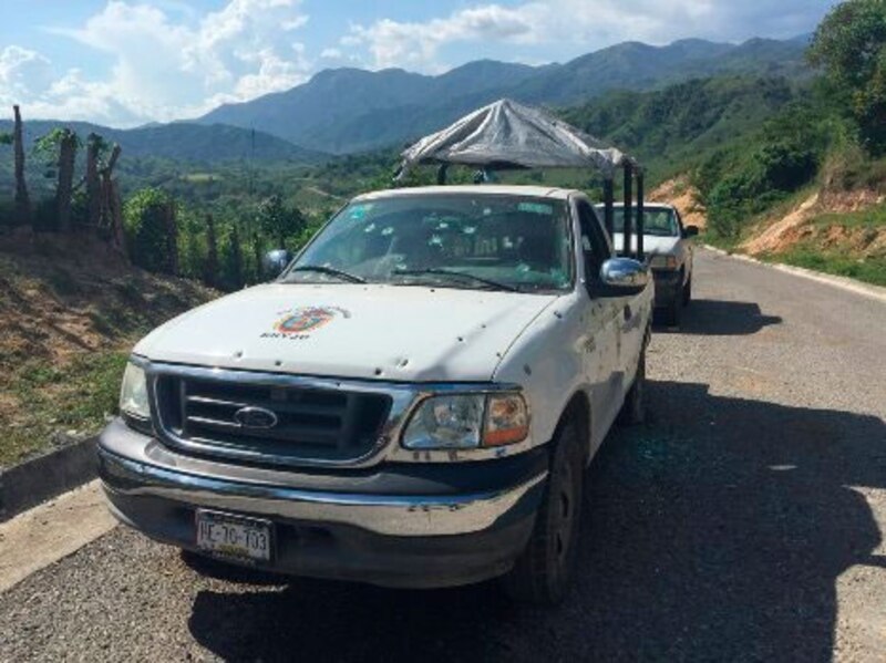 Ataque armado deja patrulla policial con múltiples impactos de bala