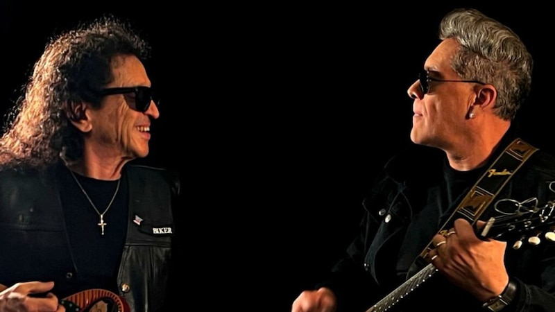 Carlos Santana y Steve Vai, dos leyendas de la guitarra