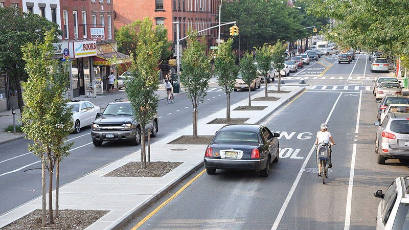Ciclista en la ciudad