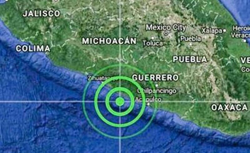 Sismo en Guerrero, México