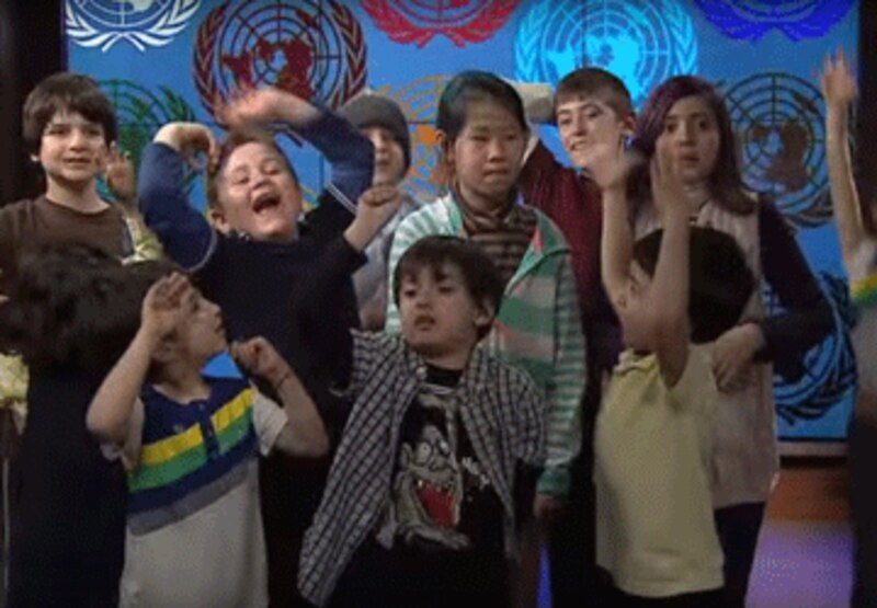 ¡Niños felices!