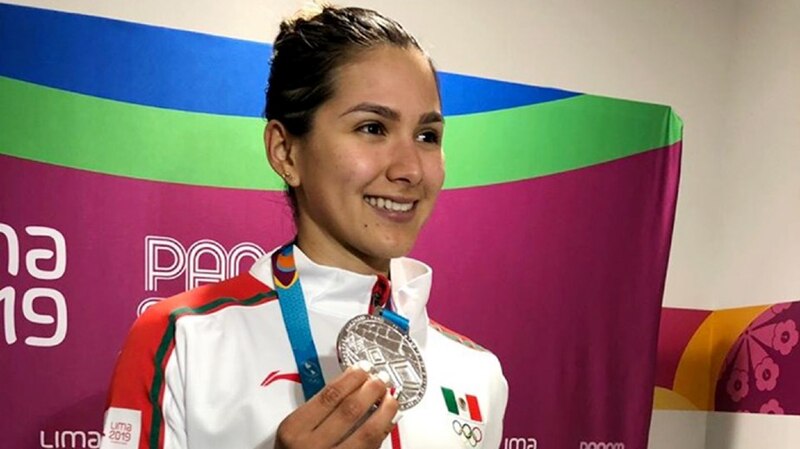 Alexa Moreno, la gimnasta mexicana que ganó la medalla de plata en salto de caballo en los Juegos Panamericanos de Lima 2019.