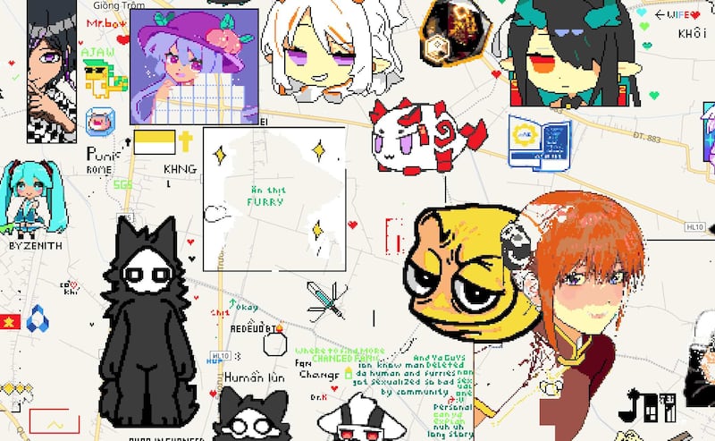 Wplace El fenómeno de los pixeles en el mapa mundial