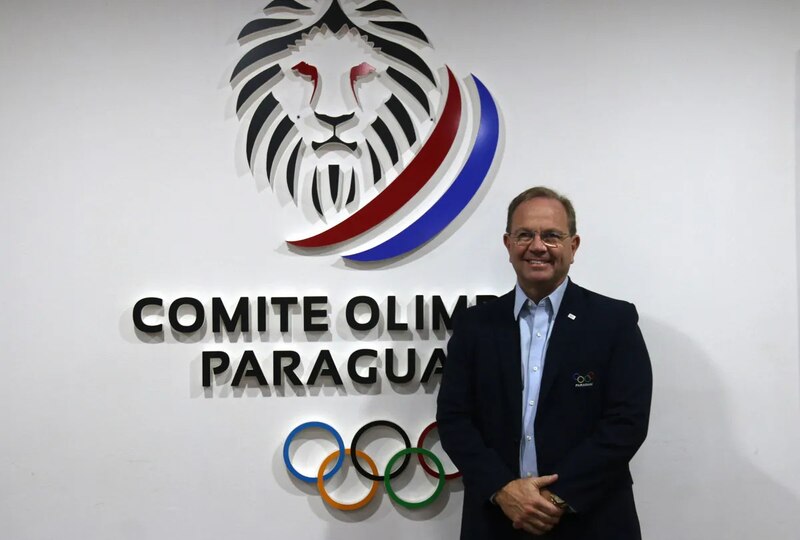 Presidente del Comité Olímpico Paraguayo, Camilo Pérez López Moreira