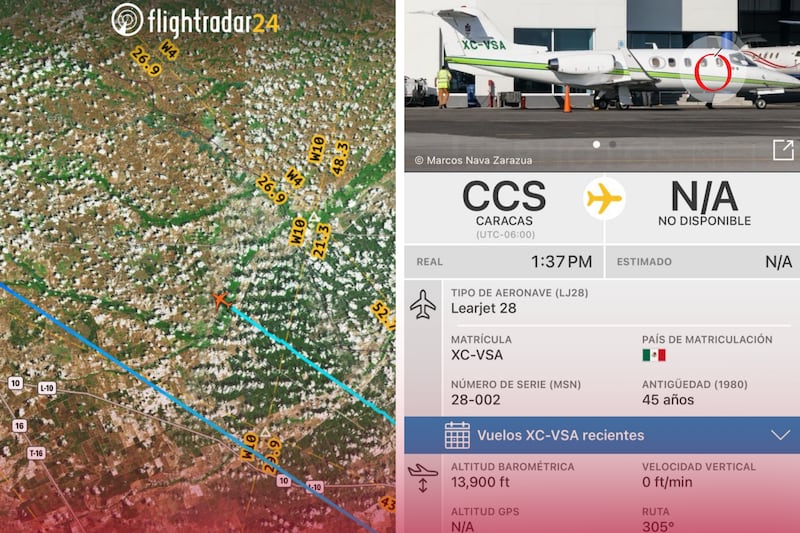 Avión mexicano de la Fuerza Aérea sobrevoló el espacio aéreo venezolano