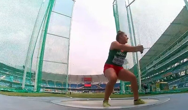 ¡Impresionante! Atleta mexicana rompe récord en lanzamiento de martillo