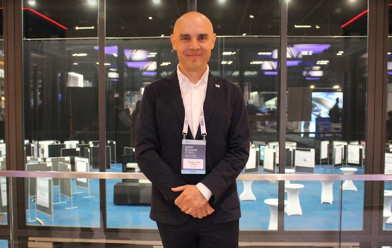 El CEO de Telefónica, José María Álvarez-Pallete, en el Mobile World Congress 2019