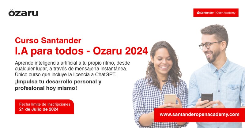 Curso Santander I.A. para todos - Ozaru 2024