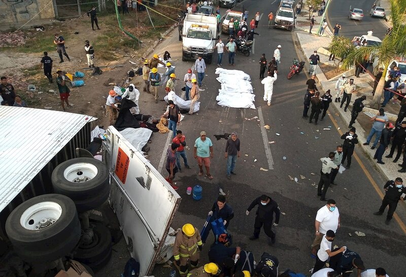 Accidente de camión deja varios heridos en México
