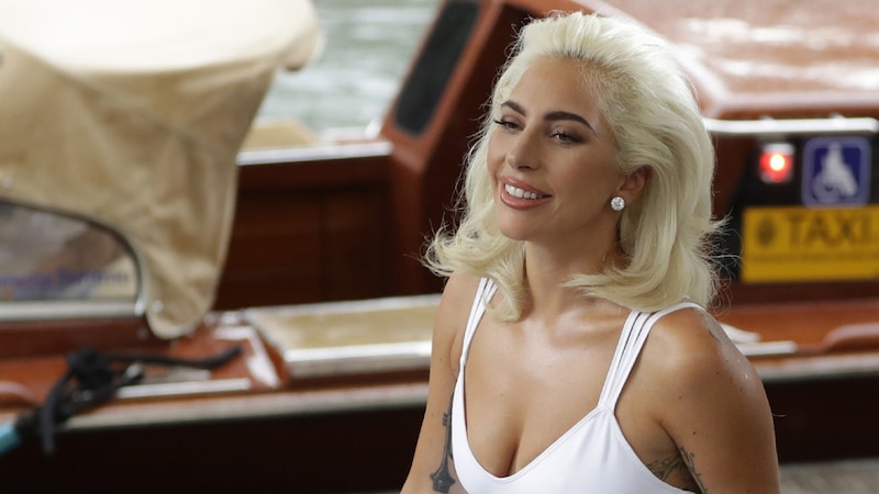 La cantante Lady Gaga en Venecia