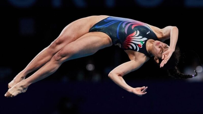 Clavadista mexicana Paola Espinosa en los Juegos Olímpicos de Tokio 2020