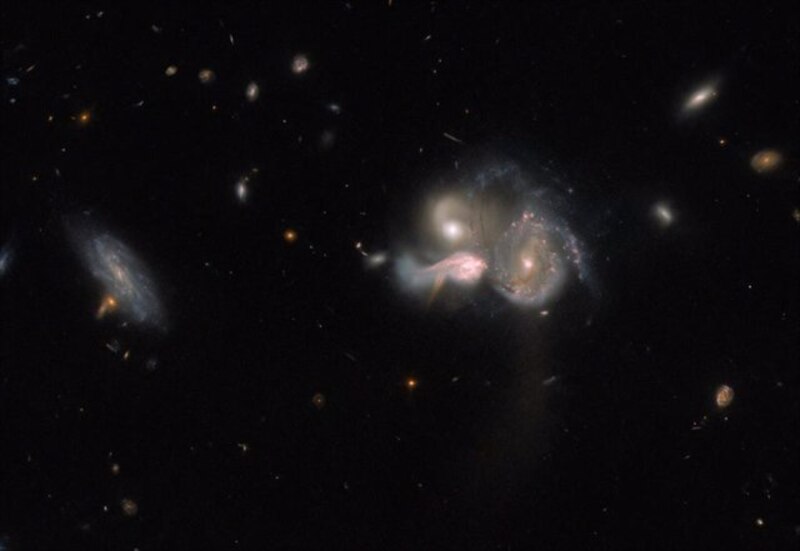 Colisión de galaxias