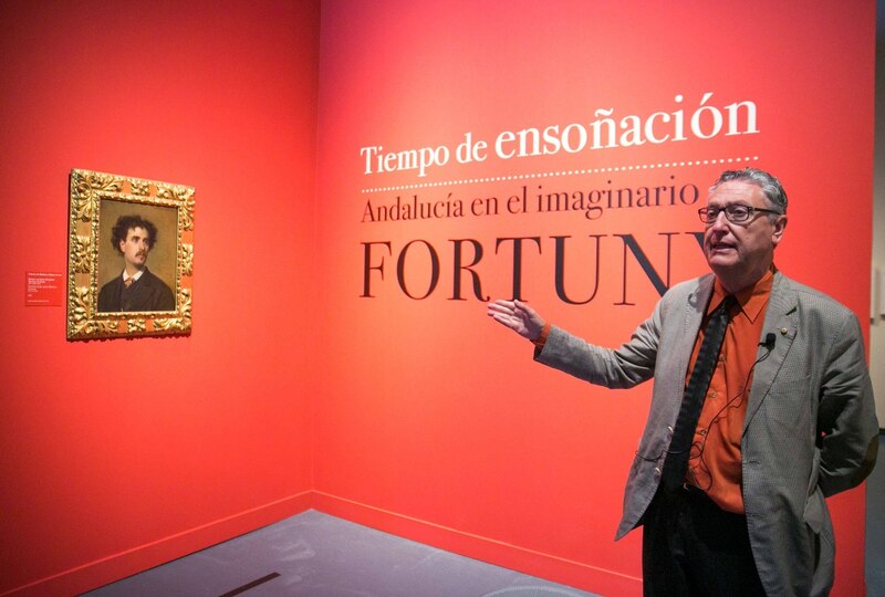 El pintor ante el retrato de Mariano Fortuny