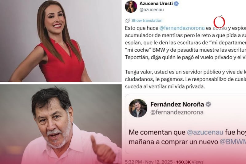 Azucena Uresti Y Gerardo Fernández Noroña