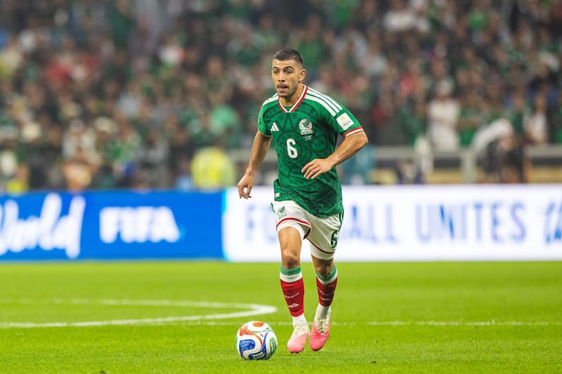 Erik Lira de la Selección Mexicana jugando durante el encuentro de Octavos de Final de la Copa del Mundo 2026, en el Estadio Ciudad de México. El Tricolor cayó 3-2 ante los ingleses.
Foto: Cuartoscuro