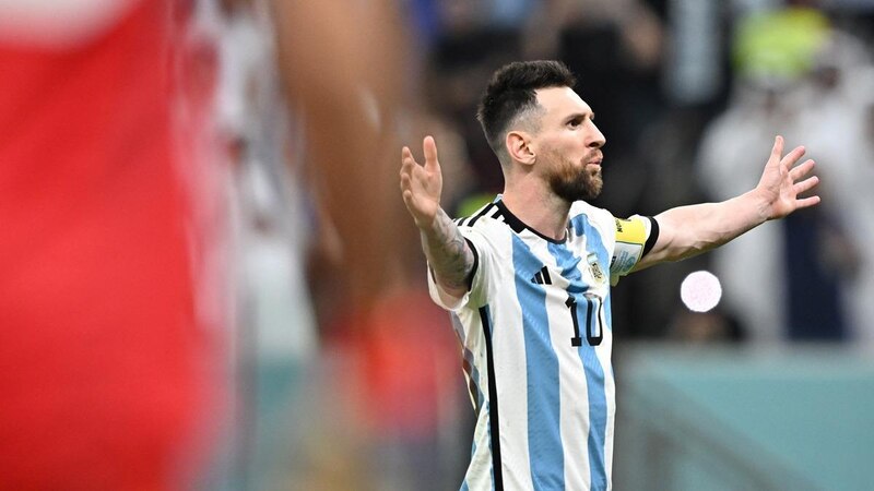 Lionel Messi celebrando un gol