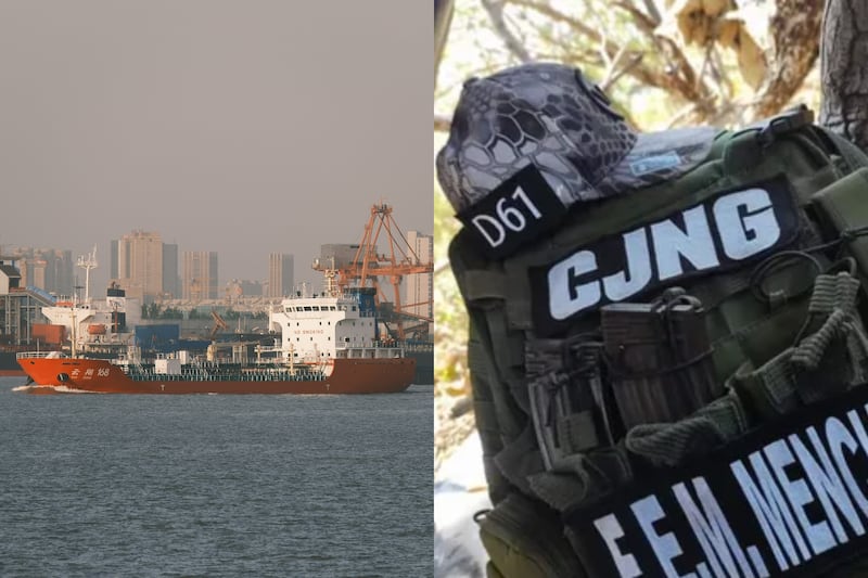 Empresas fachada de Estados Unidos habrían descargado 120 mil barriles de diésel en muelles mexicanos.