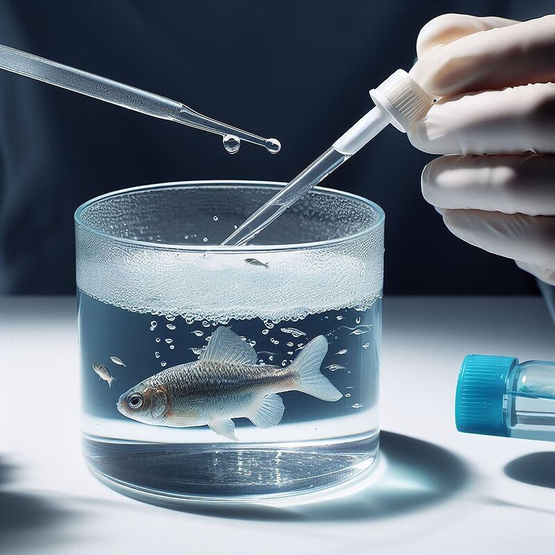 Experimento con peces