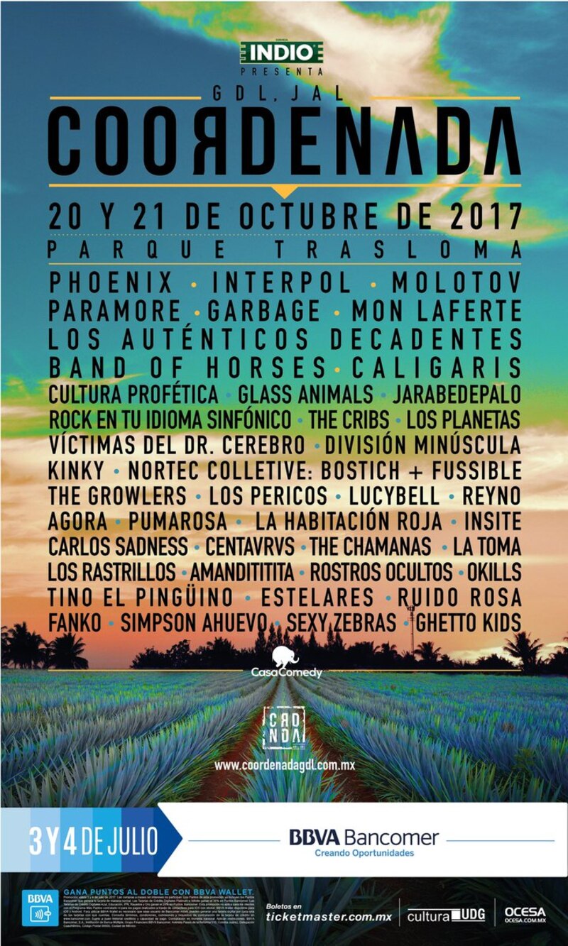 Coordenada 2017: Un festival de música en Guadalajara
