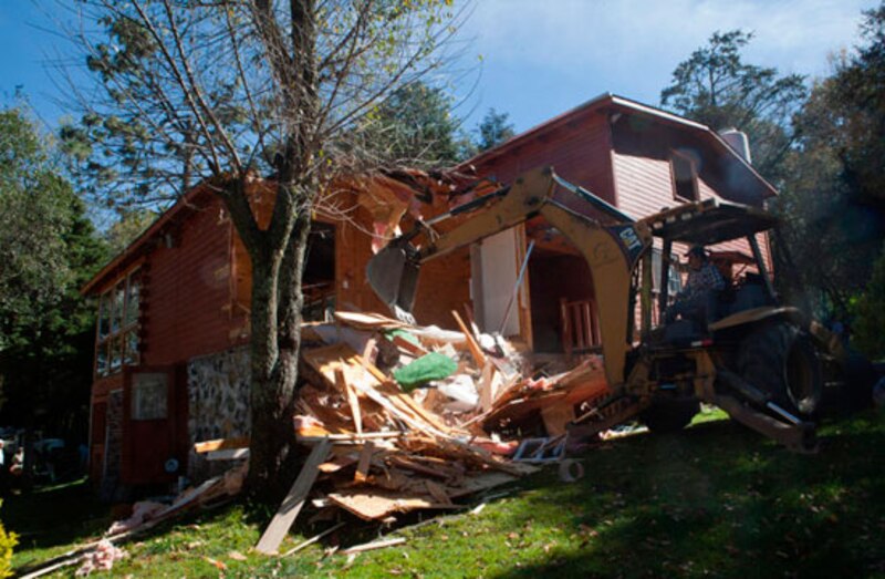 Demolicion de una casa