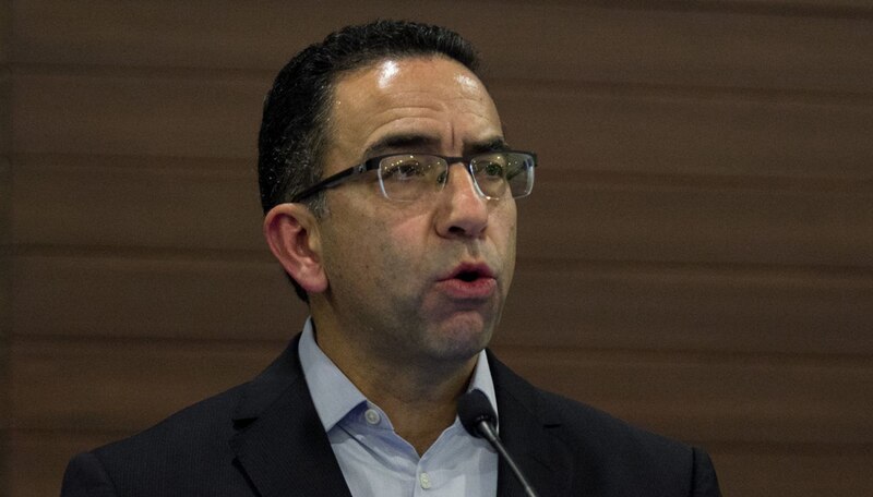 El presidente de la Xunta de Galicia, Alberto Núñez Feijóo, en una rueda de prensa.