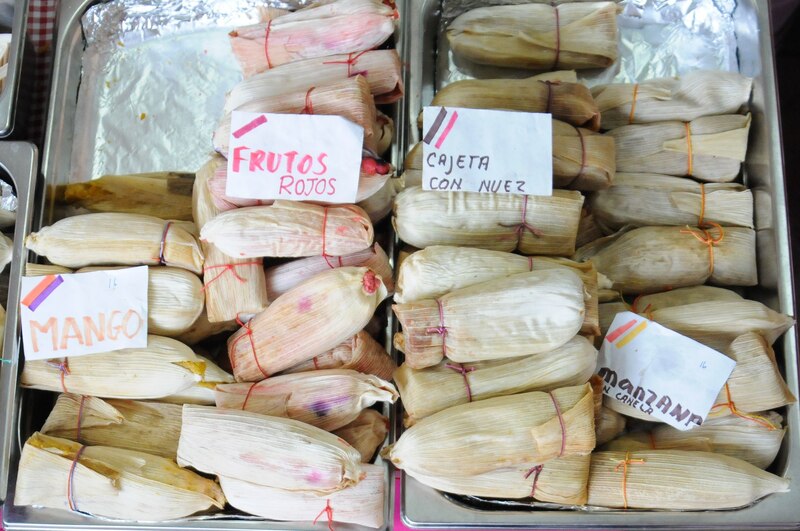 Tamales de frutas