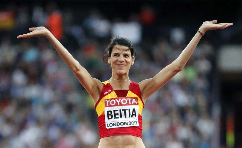 Ruth Beitia, campeona olímpica de salto de altura