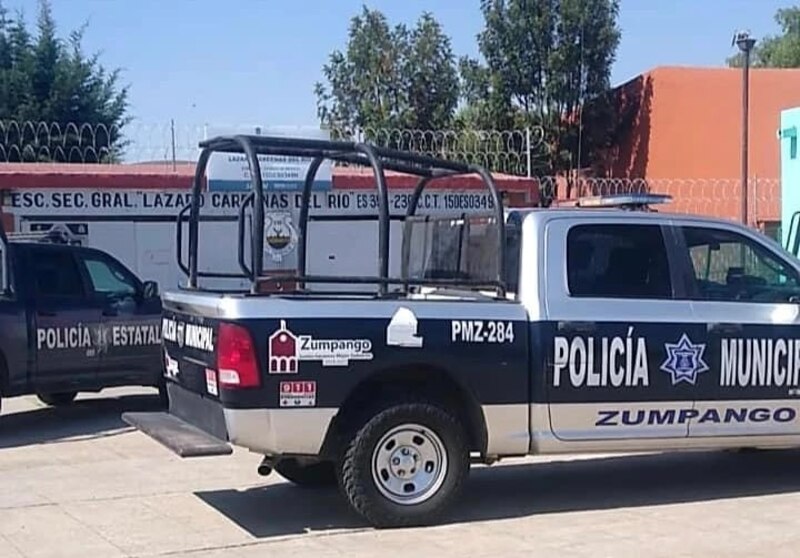 Title: Policía de Zumpango detiene a presunto ladrón