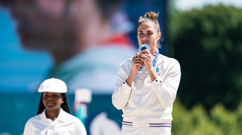 La atleta española Ana Peleteiro obtiene la medalla de plata en triple salto en los Juegos Olímpicos de Tokio 2020