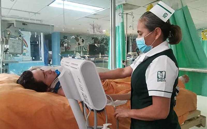 Paciente en recuperación en el hospital