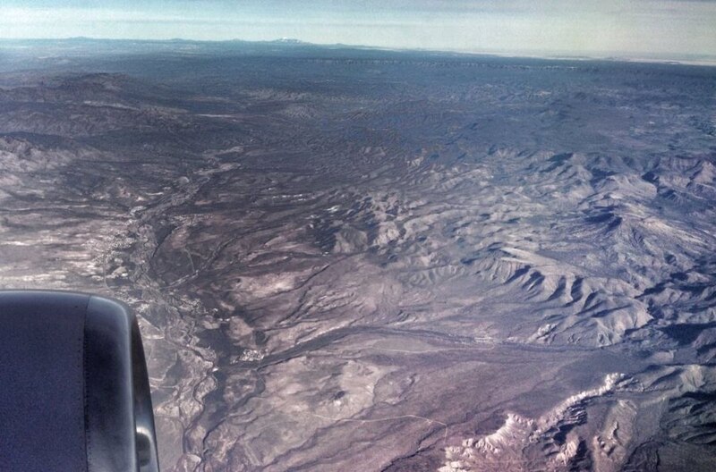 Vista aérea de las montañas