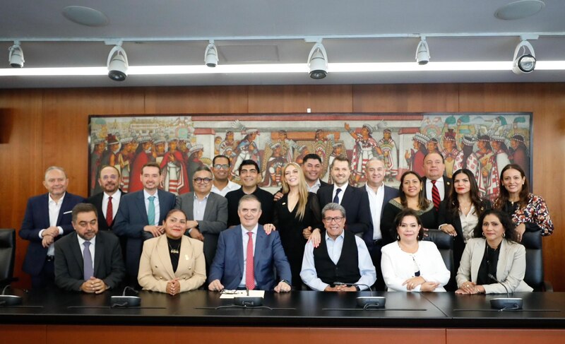 Reunión de trabajo del gabinete del gobierno mexicano