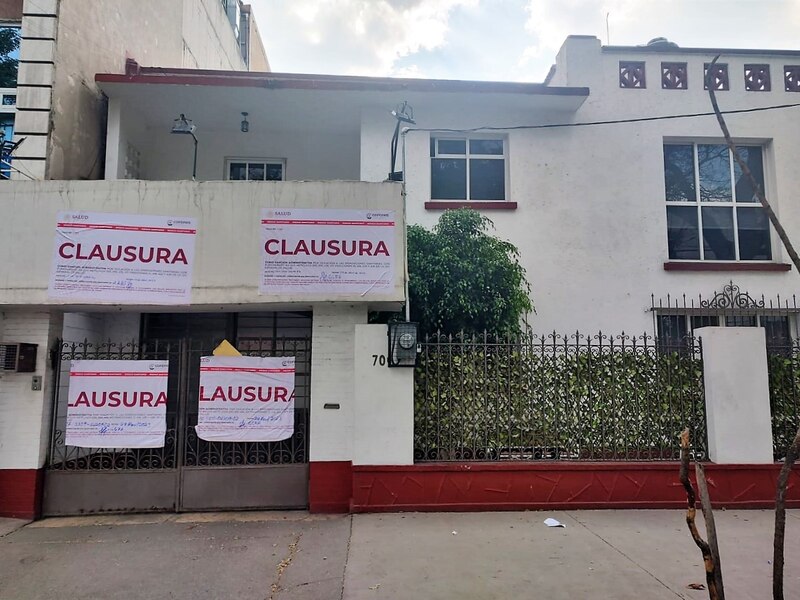Clausura de un consultorio médico
