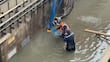 Continúan trabajos para desalojar agua en la L-A del Metro; prevén restablecer servicio por la tarde