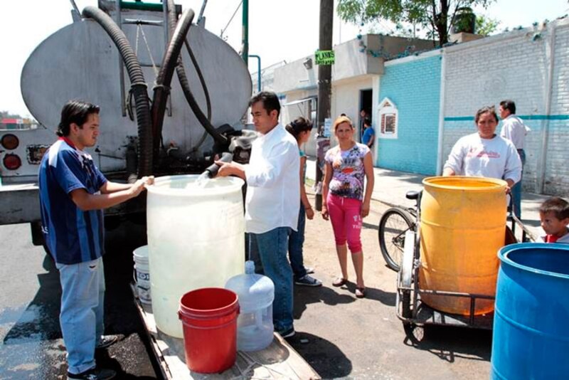 Falta de agua en la Ciudad de México