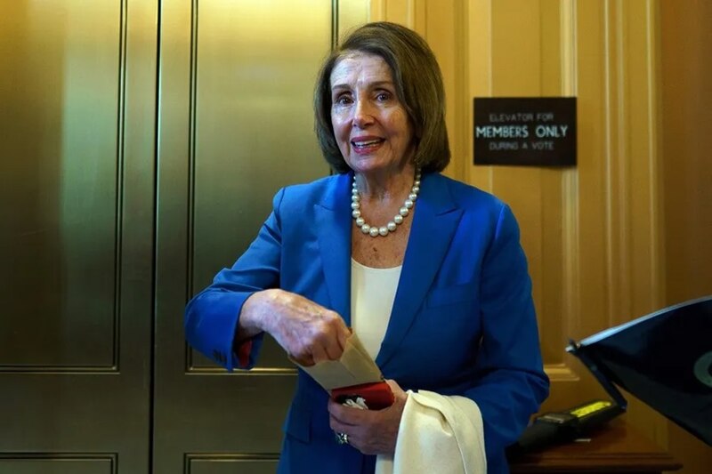 Nancy Pelosi, presidenta de la Cámara de Representantes de los Estados Unidos