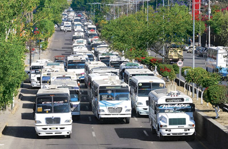 Tráfico vehicular en la Ciudad de México