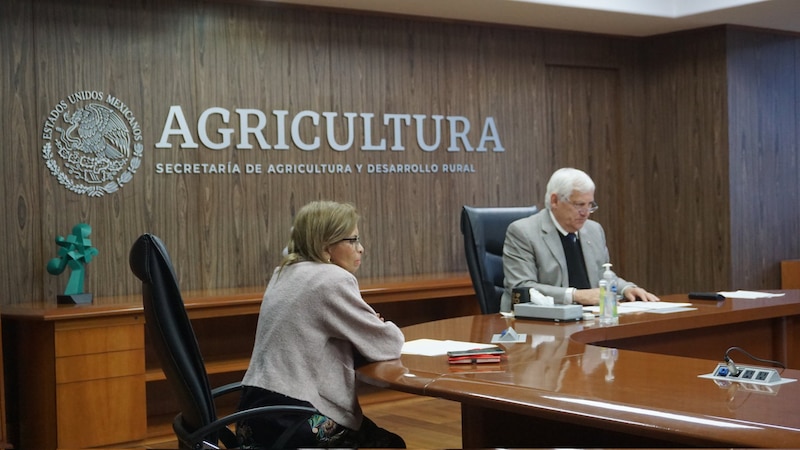 Reunión de trabajo en la Secretaría de Agricultura y Desarrollo Rural