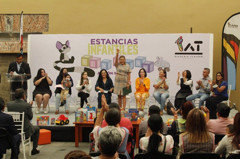 Inauguración de estancias infantiles en Tlalpan