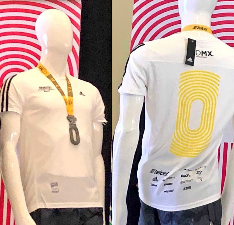 Playera conmemorativa del Medio Maratón de la Ciudad de México 2023