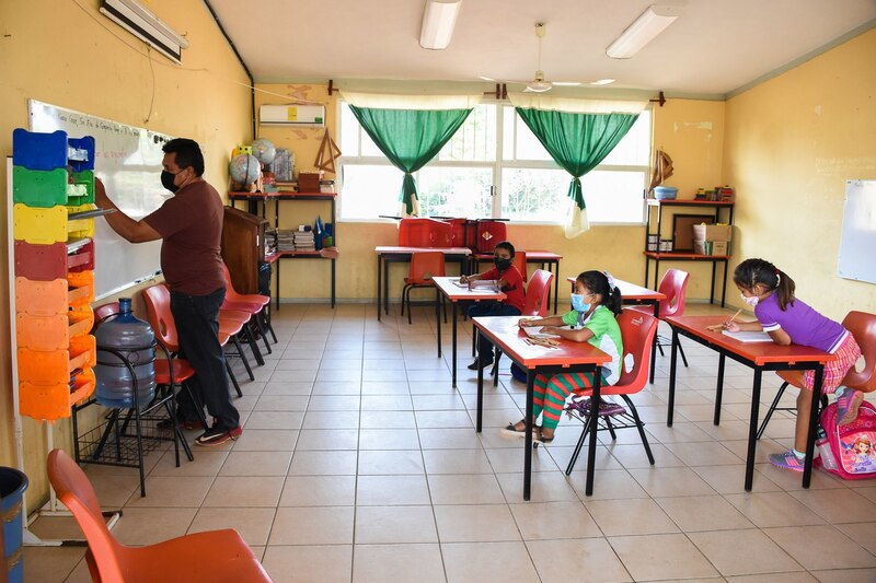 Niños en el aula