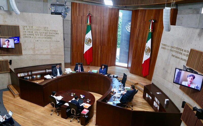 Sesión de la Suprema Corte de Justicia de la Nación (SCJN)