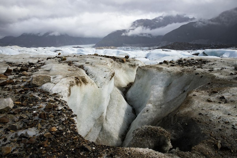 Glaciar en retroceso